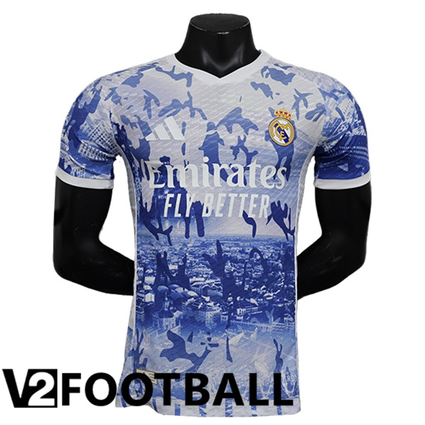 Real Madrid Soccer Shirt Special Edition Blue/White 2024/2025