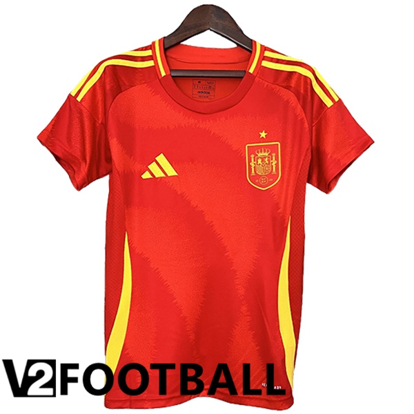 Spain Women Home Soccer Shirt 2024/2025