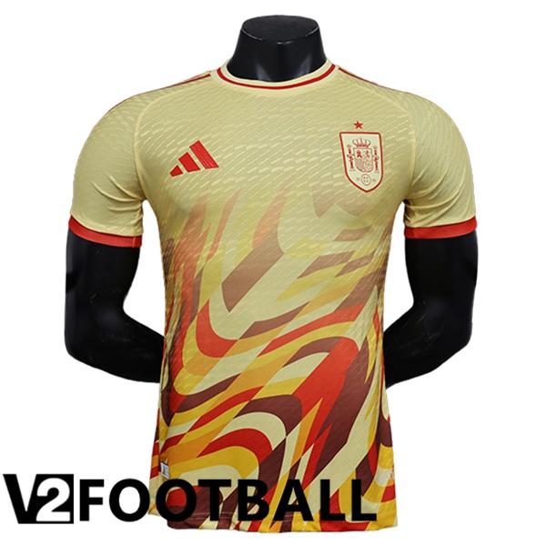 Spain Soccer Shirt Special Edition Yellow 2024/2025