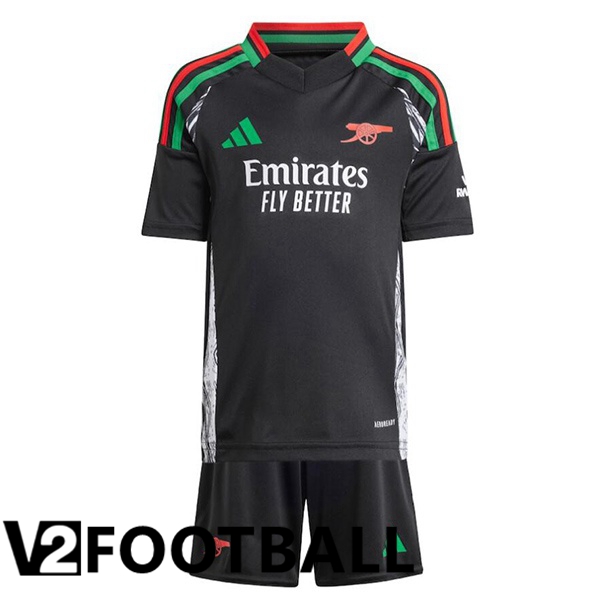 Arsenal Kids Away Soccer Shirt Black 2024/2025