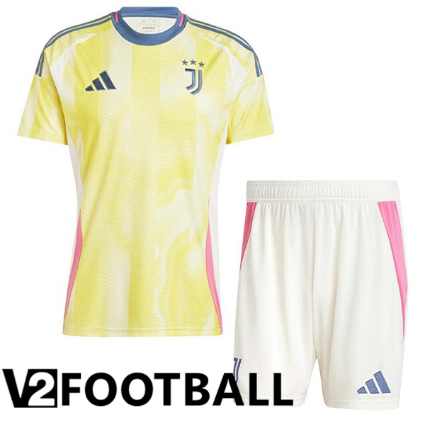 Juventus Kids Away Soccer Shirt Yellow 2024/2025