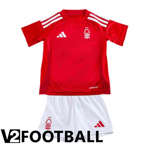 Nottingham Forest Kids Home Soccer Shirt Red 2024/2025