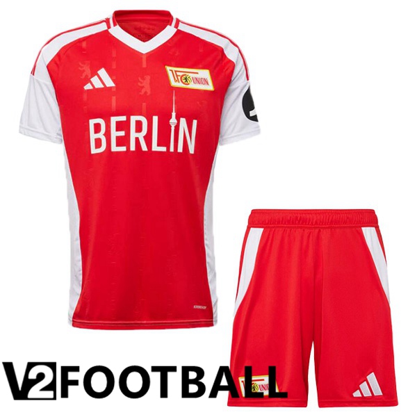 FC Union Berlin Kids Home Soccer Shirt Red 2024/2025