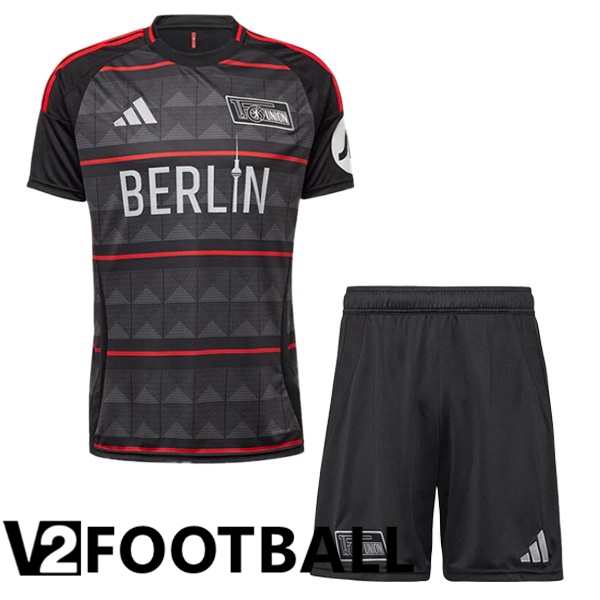 FC Union Berlin Kids Away Soccer Shirt Black 2024/2025