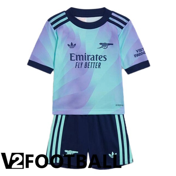 Arsenal Kids Third Soccer Shirt Blue 2024/2025