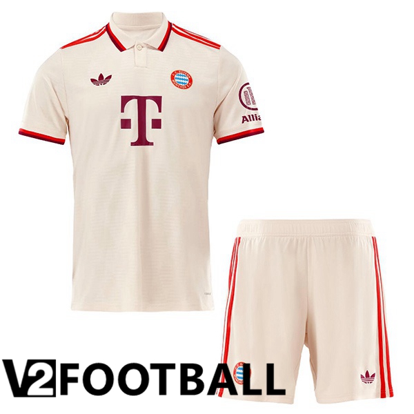 Bayern Munich Kids Third Soccer Shirt Yellow 2024/2025