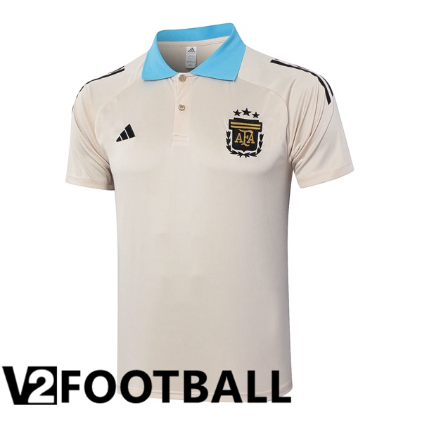 Argentina Soccer Polo Yellow 2024/2025