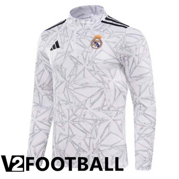 Real Madrid Training Sweatshirt White 2024/2025