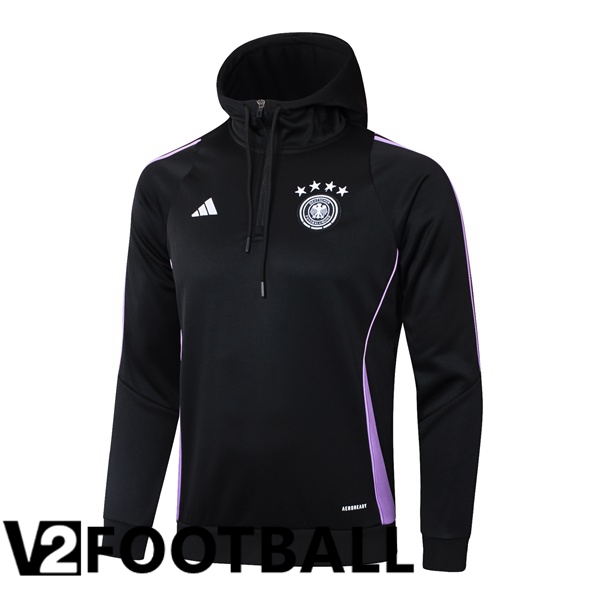 Germany Training Sweatshirt Hoodie Black 2024/2025