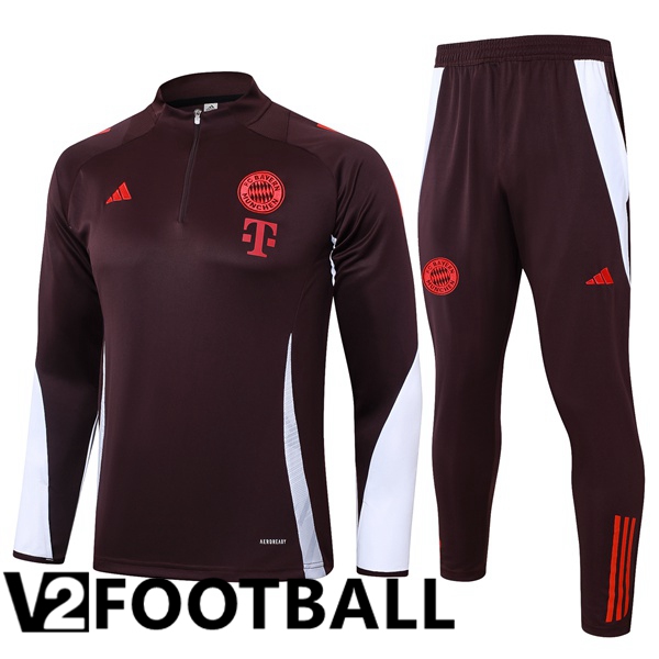 Bayern Munich kit Training Tracksuit Brown 2024/2025