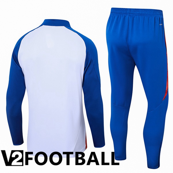 lyon OL kit Training Tracksuit White Blue 2024/2025