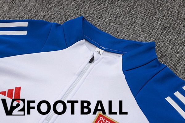 lyon OL kit Training Tracksuit White Blue 2024/2025