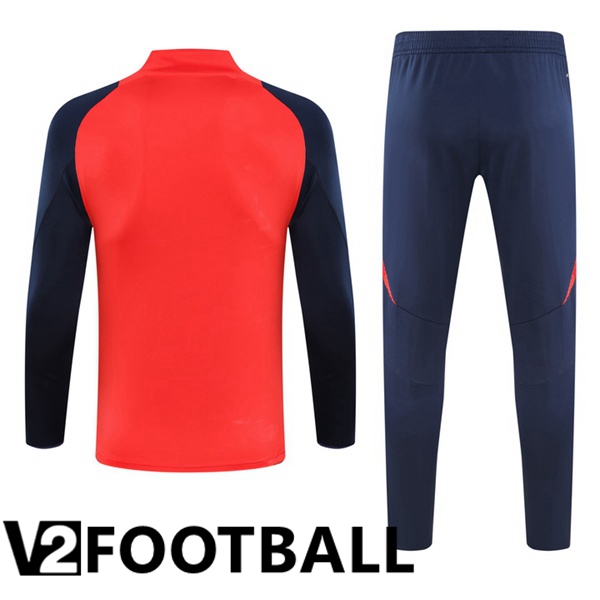 Manchester United kit Training Tracksuit Orange 2024/2025