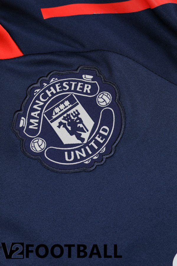 Manchester United kit Training Tracksuit Blue Royal 2024/2025