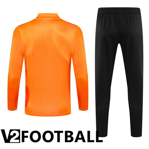 Real Madrid kit Training Tracksuit Orange 2024/2025