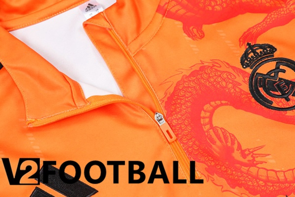 Real Madrid kit Training Tracksuit Orange 2024/2025