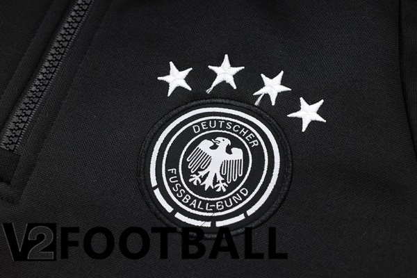 Germany Training Tracksuit Sweatshirt Hoodie Black 2024/2025