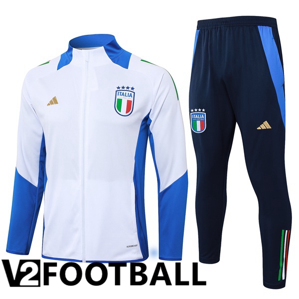 Italy kit Training Jacket Suit White 2024/2025