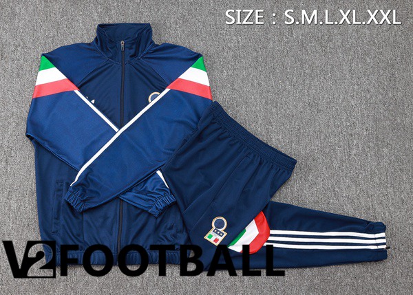 Italy kit Training Jacket Suit Blue Royal 2024/2025