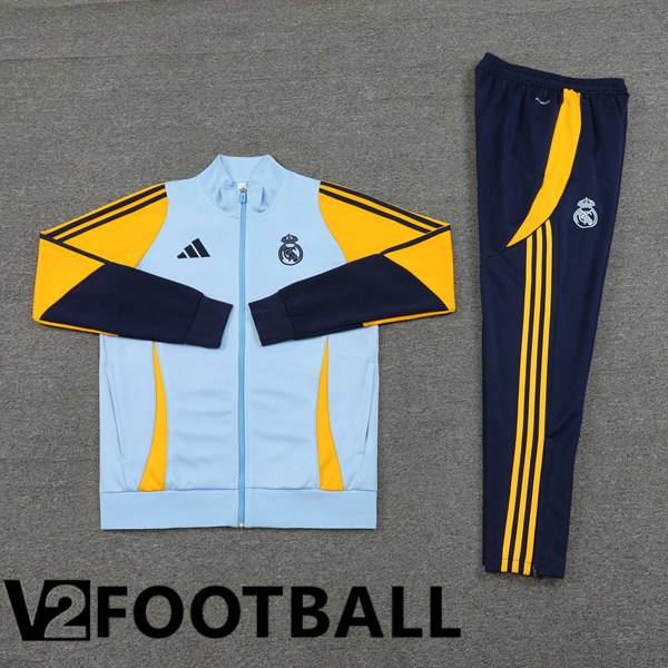 Real Madrid kit Training Jacket Suit Grey 2024/2025