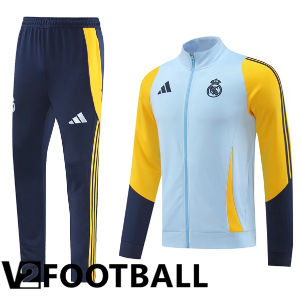 Real Madrid kit Training Jacket Suit Grey 2024/2025