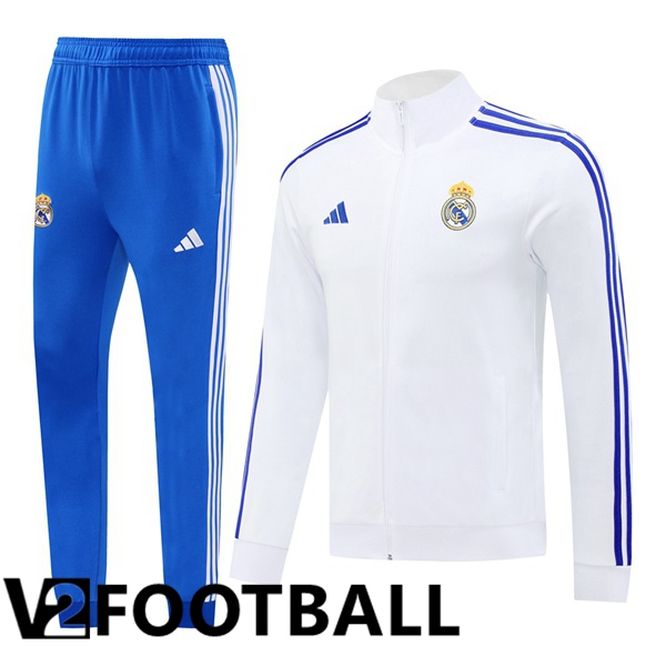 Real Madrid kit Training Jacket Suit White 2024/2025