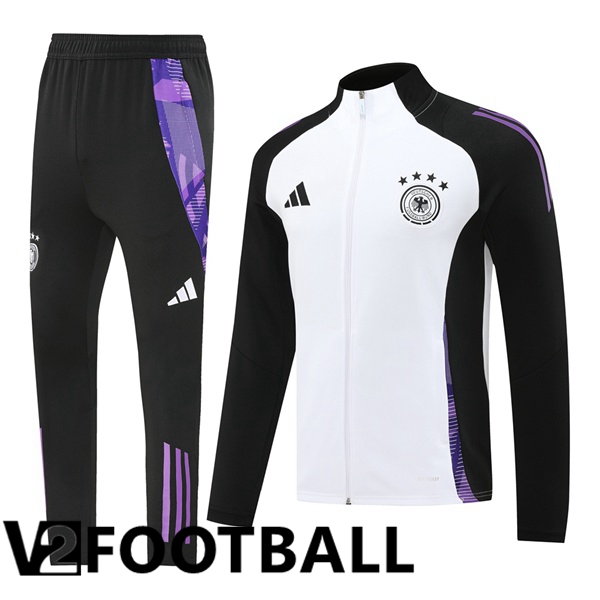 Germany kit Training Jacket Suit White 2024/2025