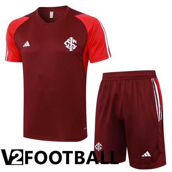 Flamengo kit Training T Shirt + Shorts Red 2024/2025