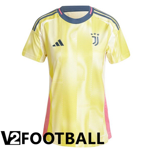 Juventus Women Away Soccer Shirt Yellow 2024/2025