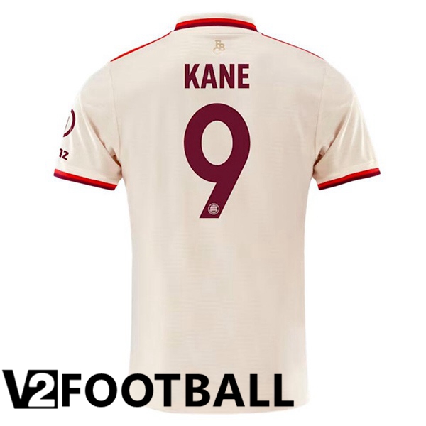 Bayern Munich (Kane 9) Third Soccer Shirt Yellow 2024/2025