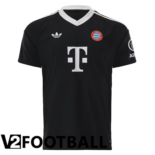 Bayern Munich Goalkeeper Soccer Shirt Black 2024/2025