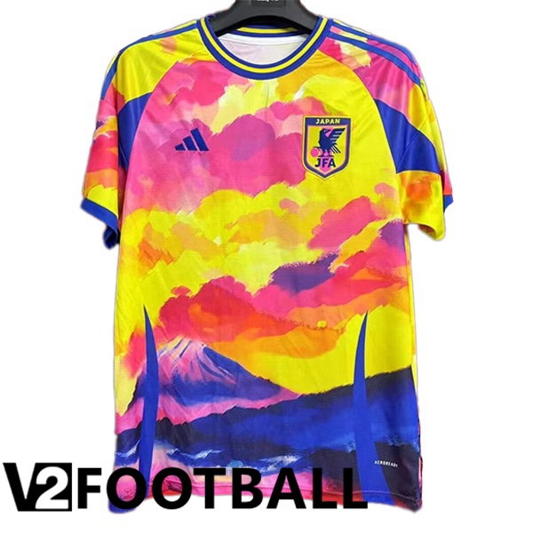 Japan Soccer Shirt Special Edition Yellow Red 2024/2025