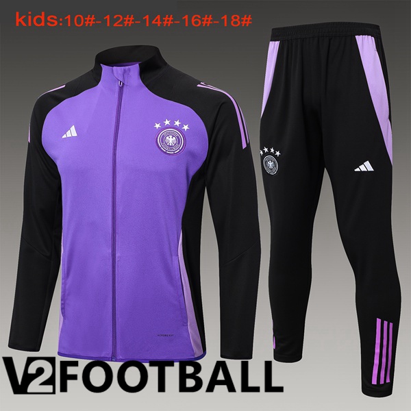 kit Training Jacket Suit Germany Kids Purple 2024/2025