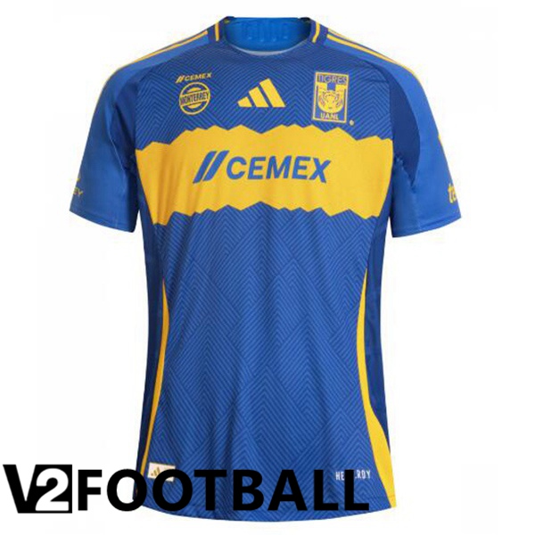 Tigres UANL Away Soccer Shirt Blue 2024/2025