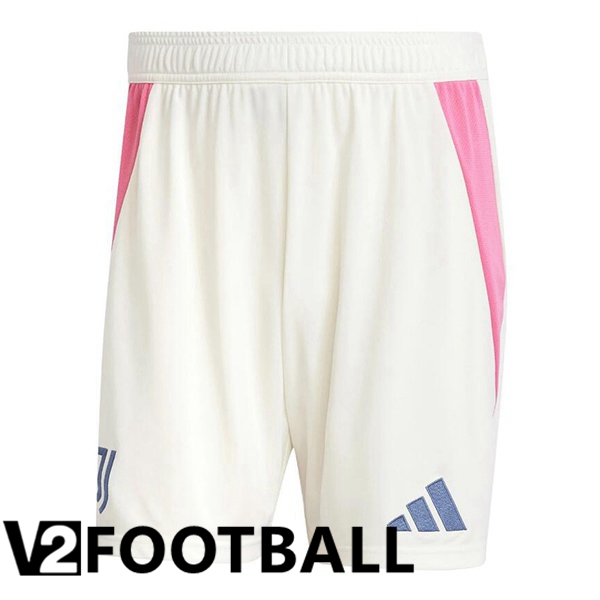 Juventus Away Soccer Shorts White 2024/2025