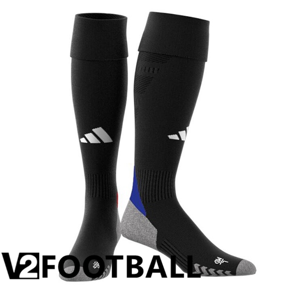 lyon OL Away Soccer Socks Black 2024/2025