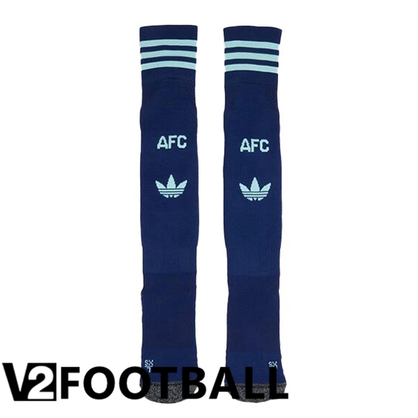 Arsenal Third Soccer Socks Blue 2024/2025