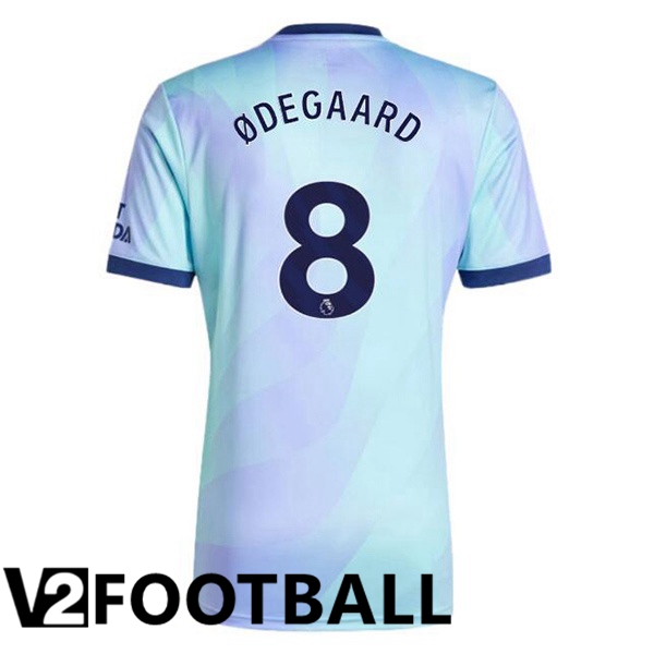 Arsenal (ØDEGAARD 8) Third Soccer Shirt Blue 2024/2025