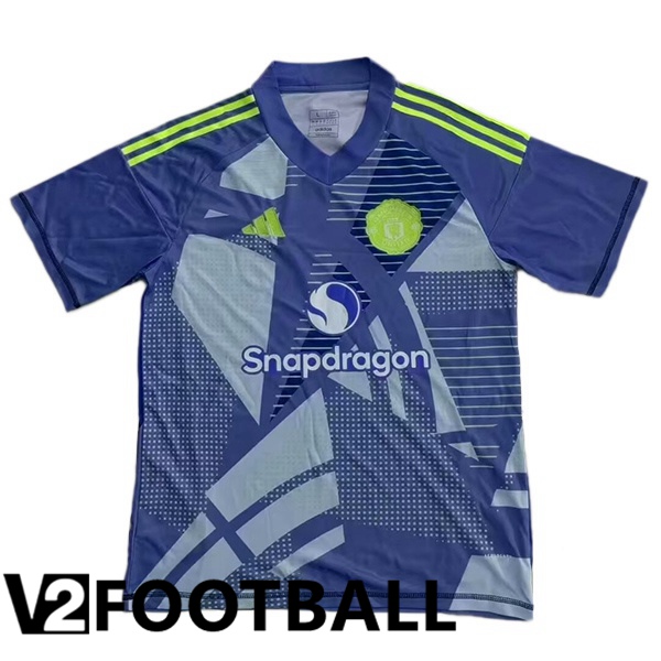 Manchester United Goalkeeper Soccer Shirt Blue 2024/2025