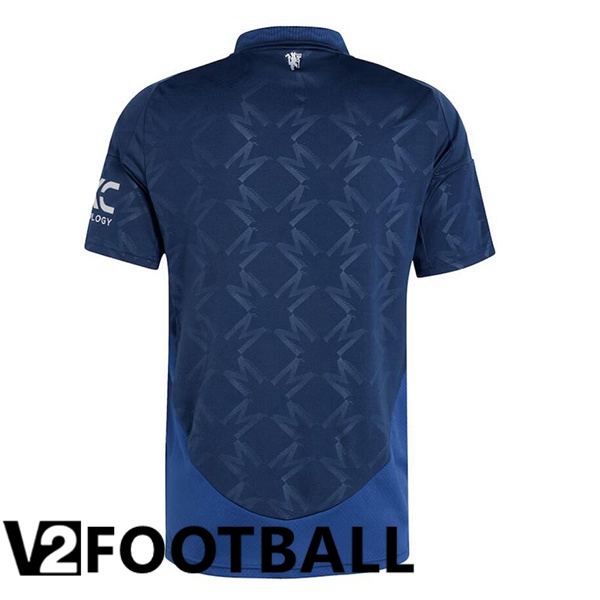 Manchester United Away Soccer Shirt Blue 2024/2025