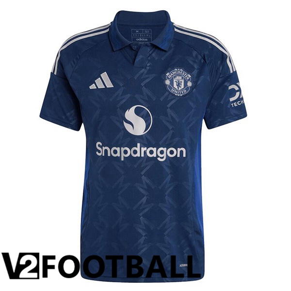 Manchester United Away Soccer Shirt Blue 2024/2025