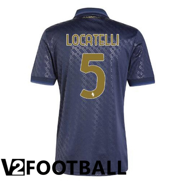 Juventus (LOCATELLI 5) Third Soccer Shirt Blue Royal 2024/2025