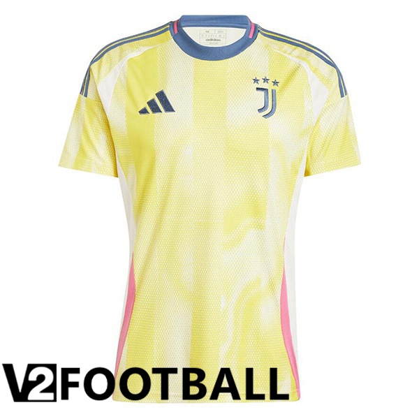 Juventus Away Soccer Shirt Yellow 2024/2025