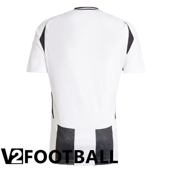 Juventus Home Soccer Shirt Black White 2024/2025