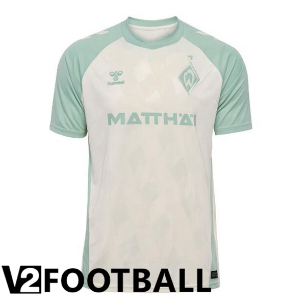 SV Werder Bremen Away Soccer Shirt White 2024/2025