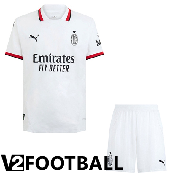 AC Milan Kids Away New Soccer Shirt 2024/2025