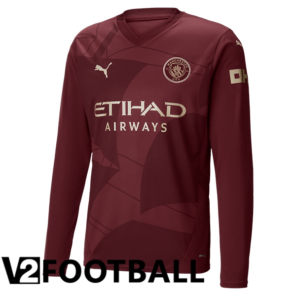 Manchester City Third New Soccer Shirt Long sleeve 2024/2025