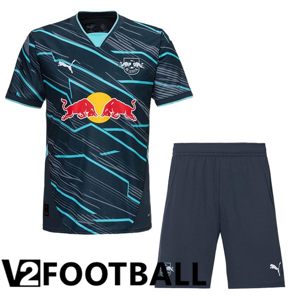 RB Leipzig Kids Third Soccer Shirt Blue 2024/2025