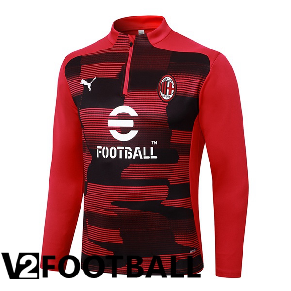 AC Milan Training Sweatshirt Black Red 2024/2025