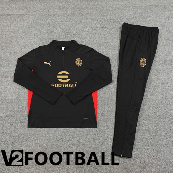 AC Milan kit Training Tracksuit Black 2024/2025